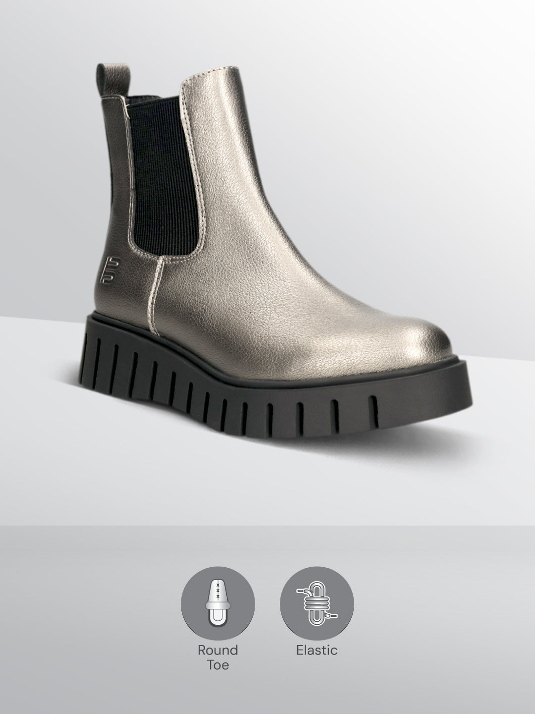 TT.BAGATT Benisha Dark Grey Chelsea Boots