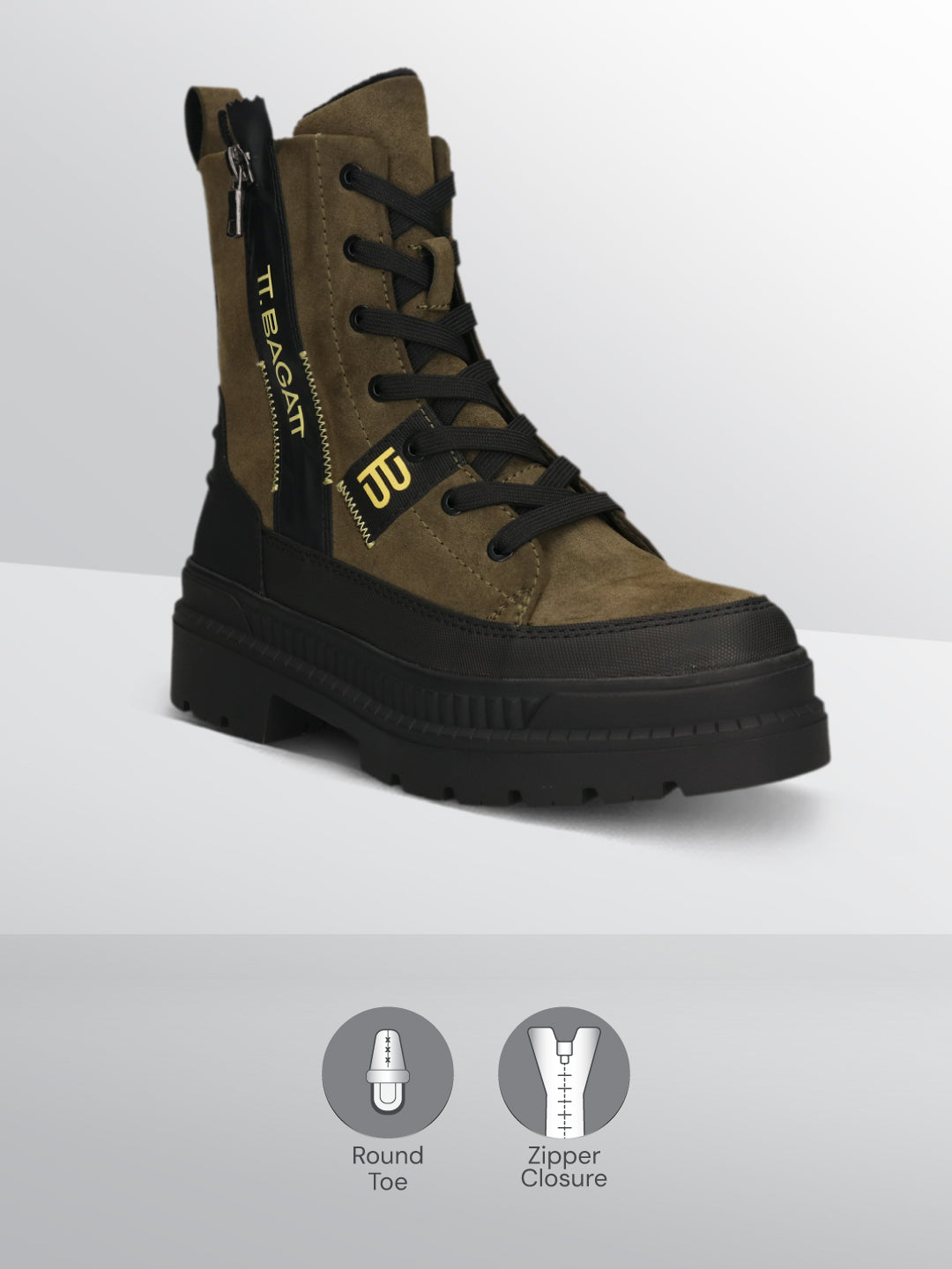 TT.BAGATT Dewin Green Casual Boots