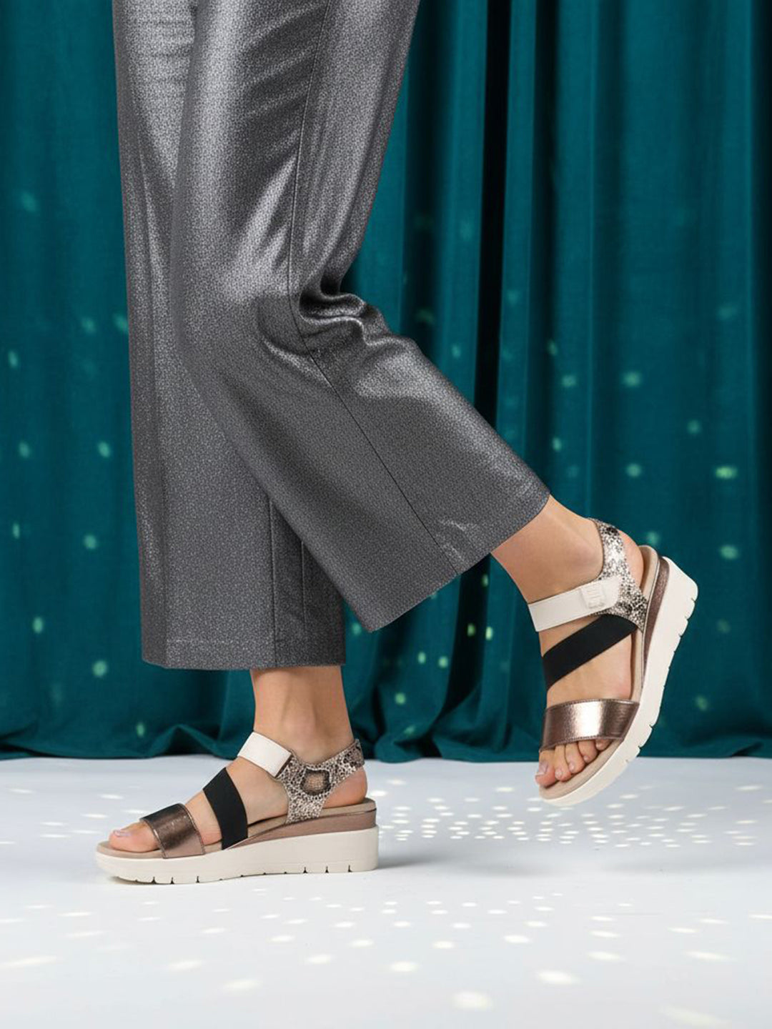 TT.BAGATT Senay Multicolor Flatform Heels
