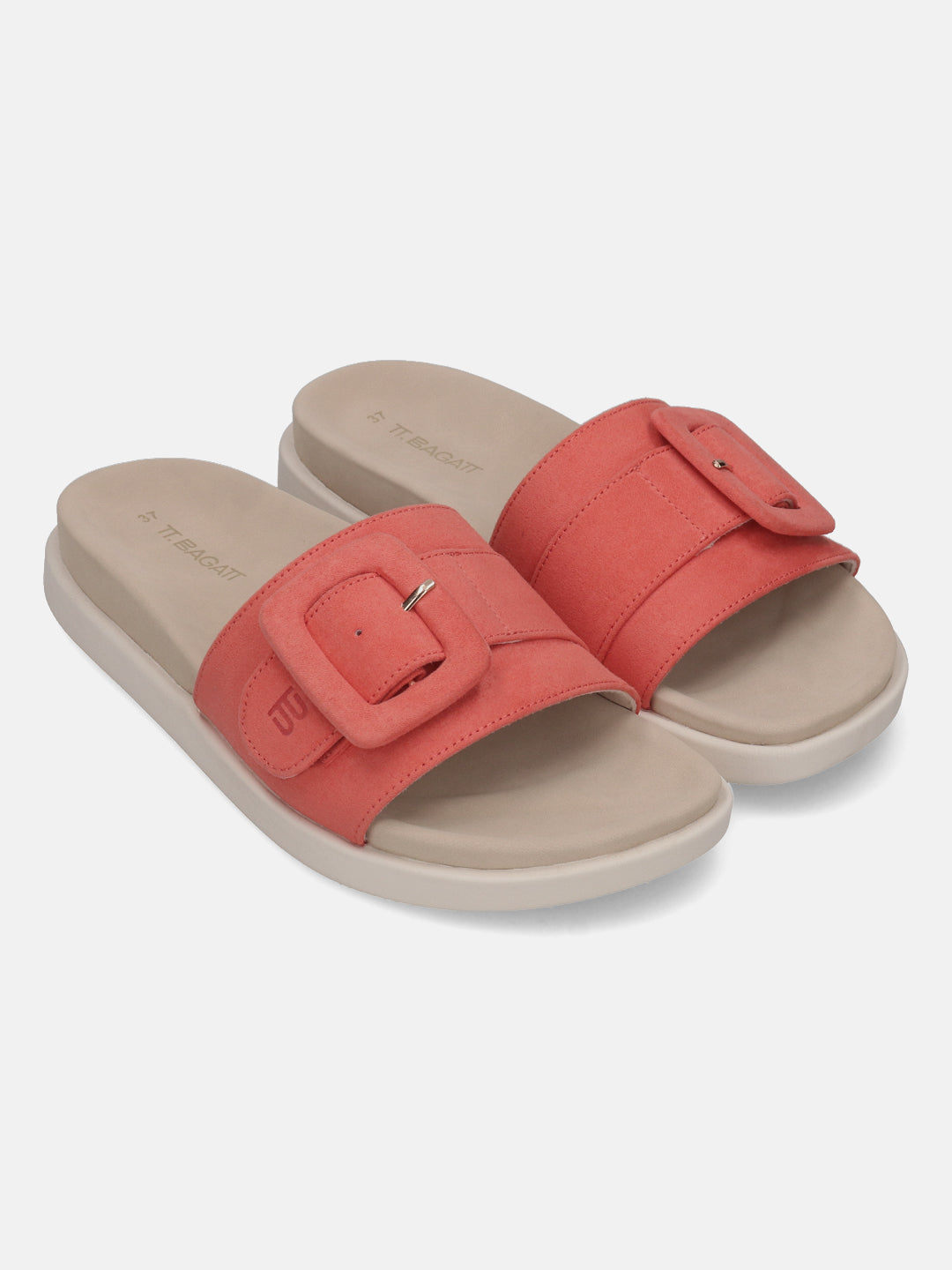 TT.BAGATT Becca light red Flatform Sandals