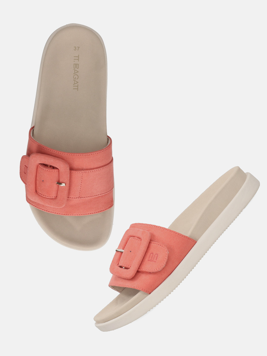 TT.BAGATT Becca light red Flatform Sandals