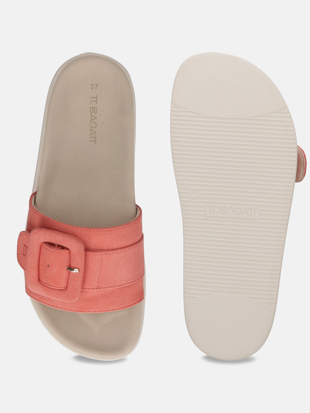 TT.BAGATT Becca light red Flatform Sandals