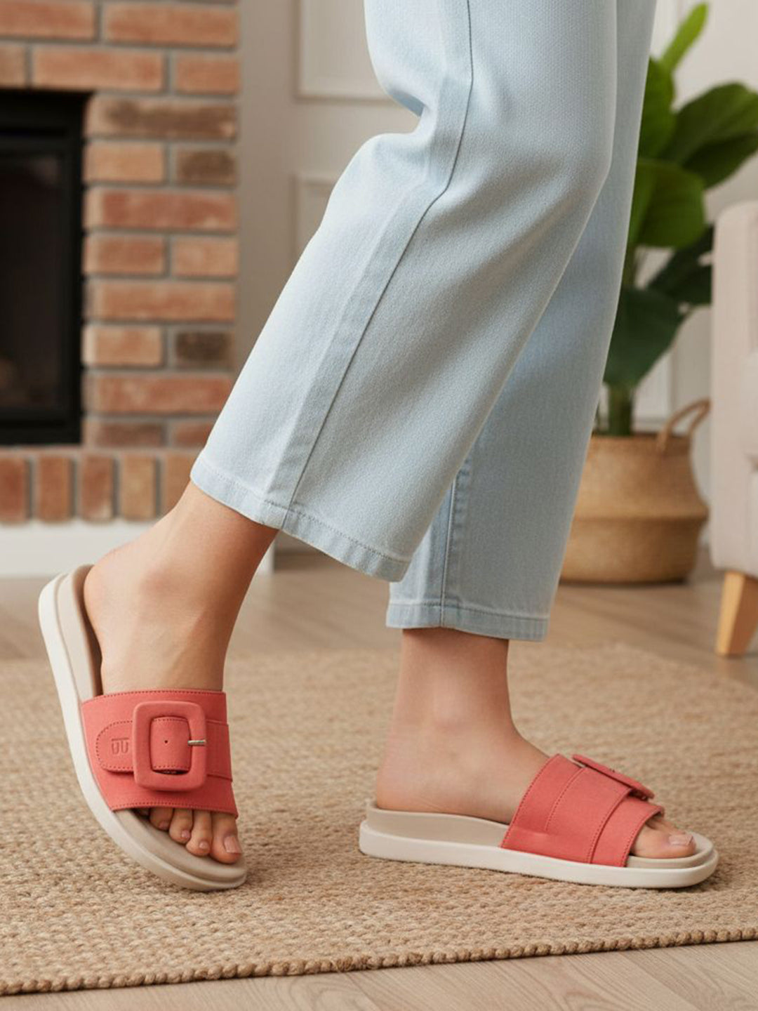 TT.BAGATT Becca light red Flatform Sandals