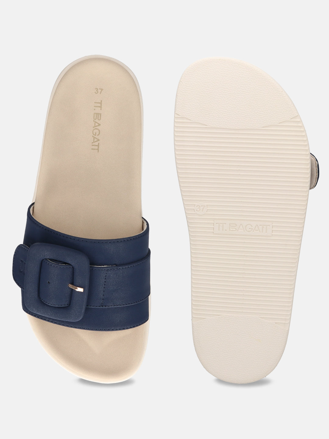 TT.BAGATT Becca dark blue Flatform Sandals