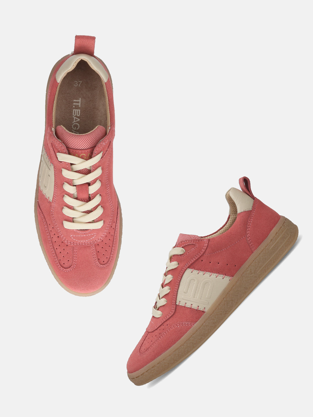 TT.BAGATT Staz light red Premium Leather Sneakers