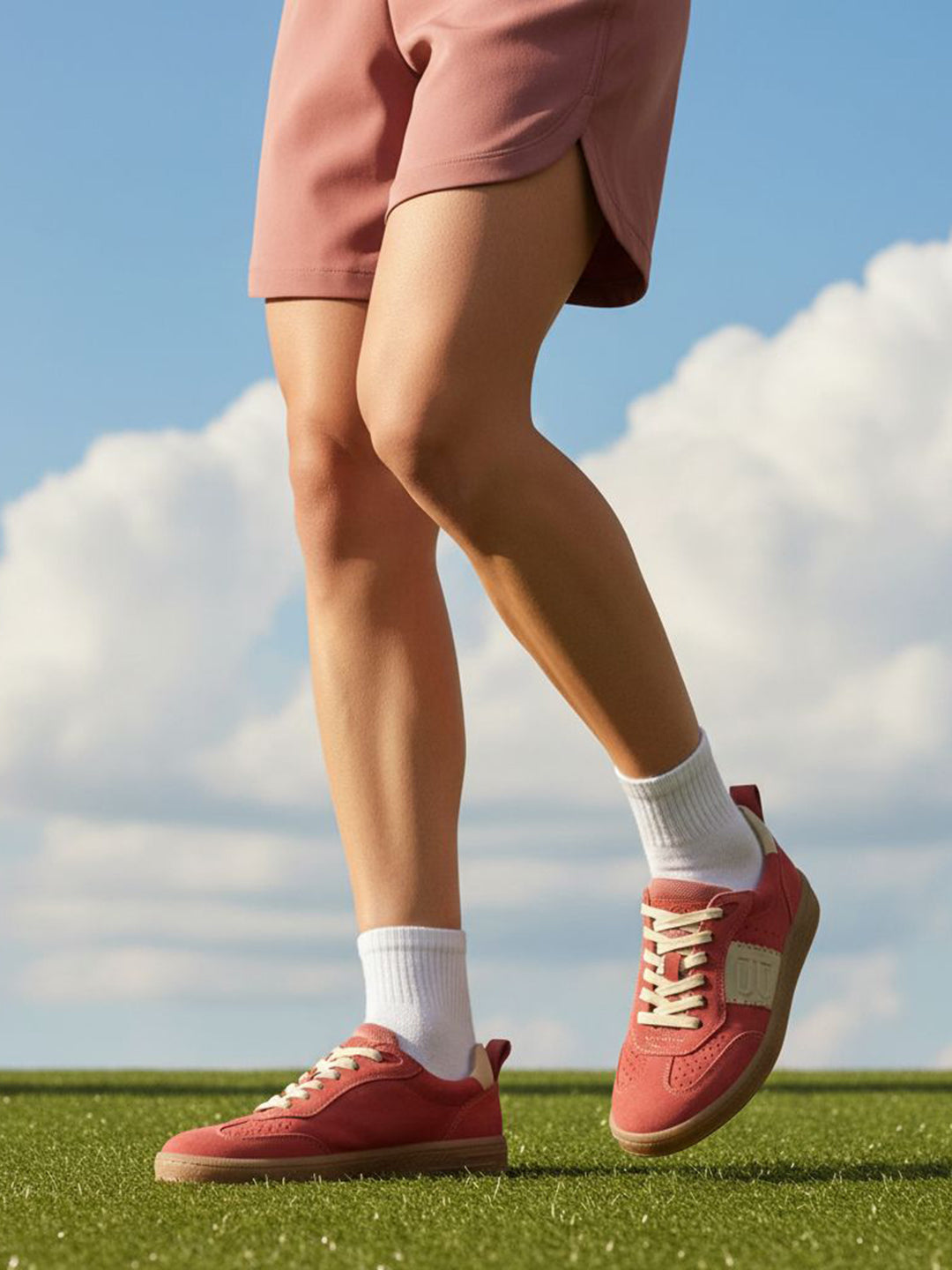 TT.BAGATT Staz light red Premium Leather Sneakers