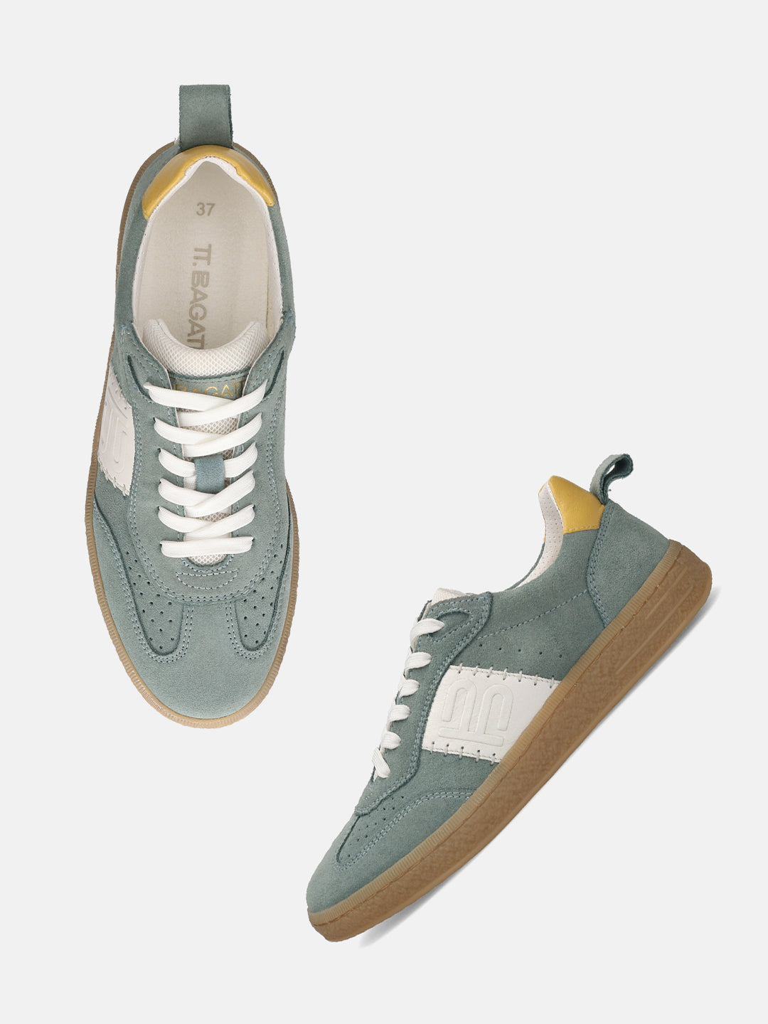 TT.BAGATT Staz light green Premium Leather Sneakers