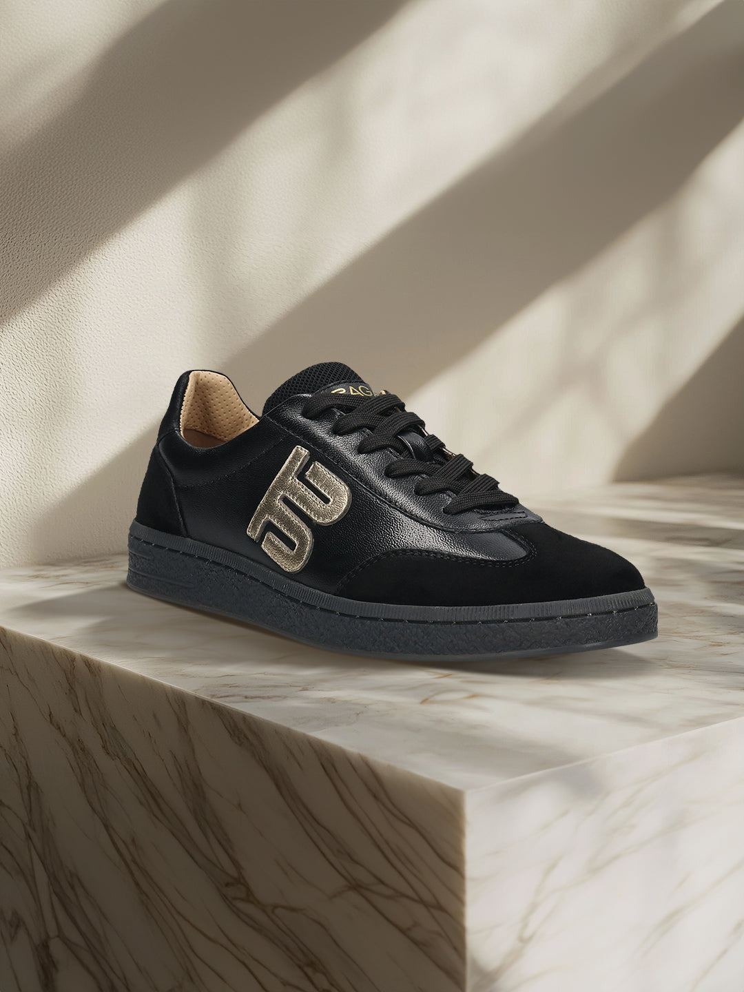 TT.BAGATT Staz black Premium Leather Sneakers