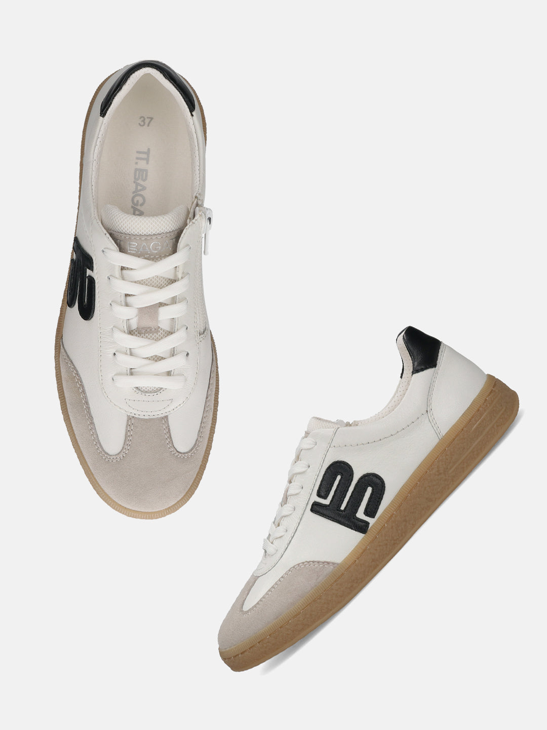 TT.BAGATT Staz white Premium Leather Sneakers