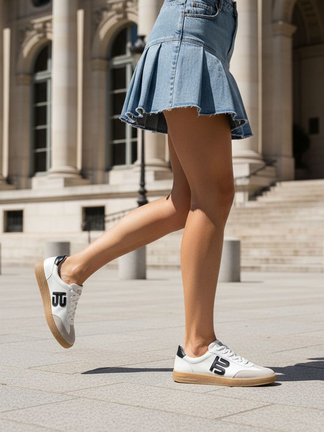 TT.BAGATT Staz white Premium Leather Sneakers