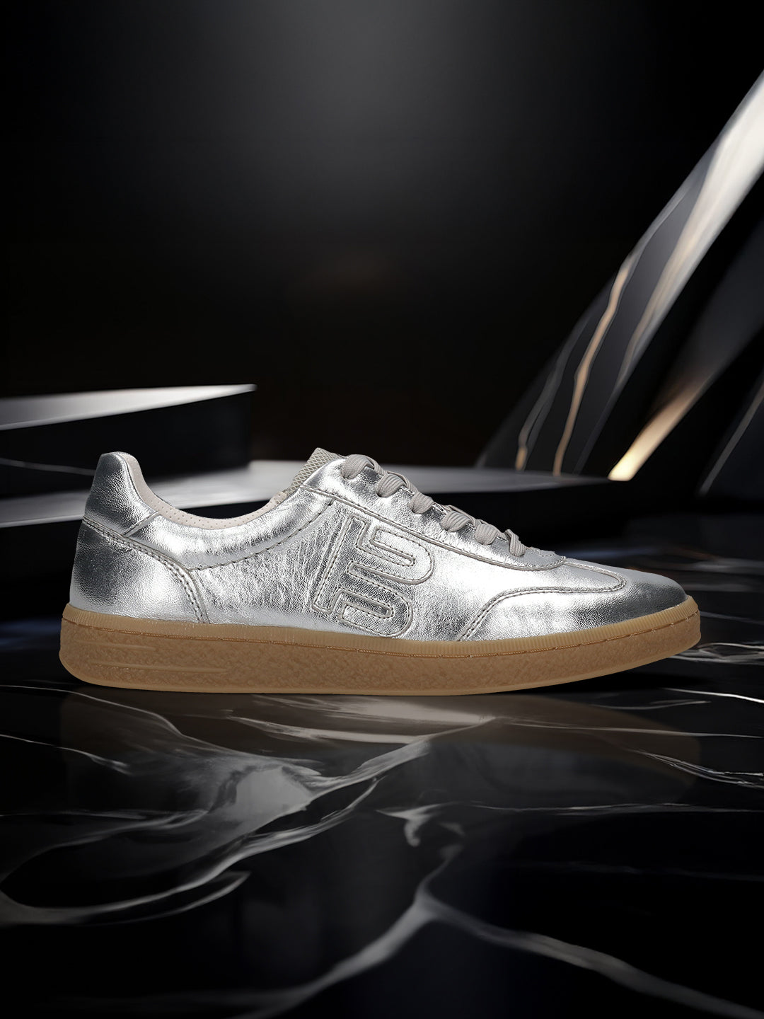 TT.BAGATT Staz silver Premium Leather Sneakers