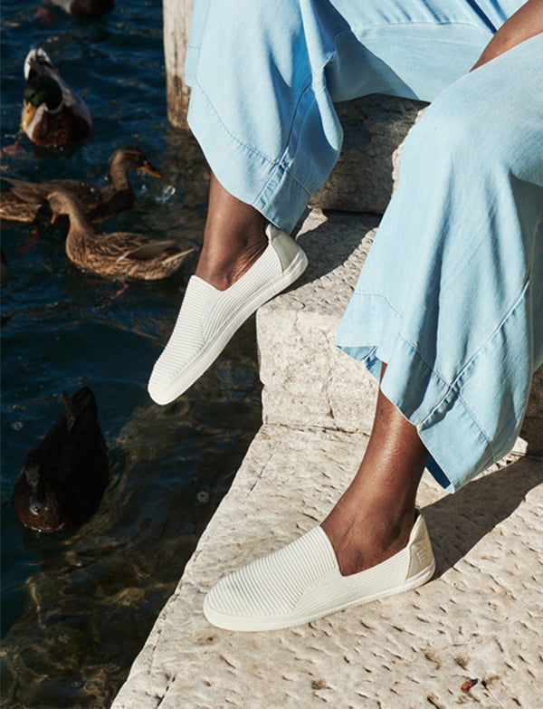 BAGATT Level White Casual Loafers Slip-ons