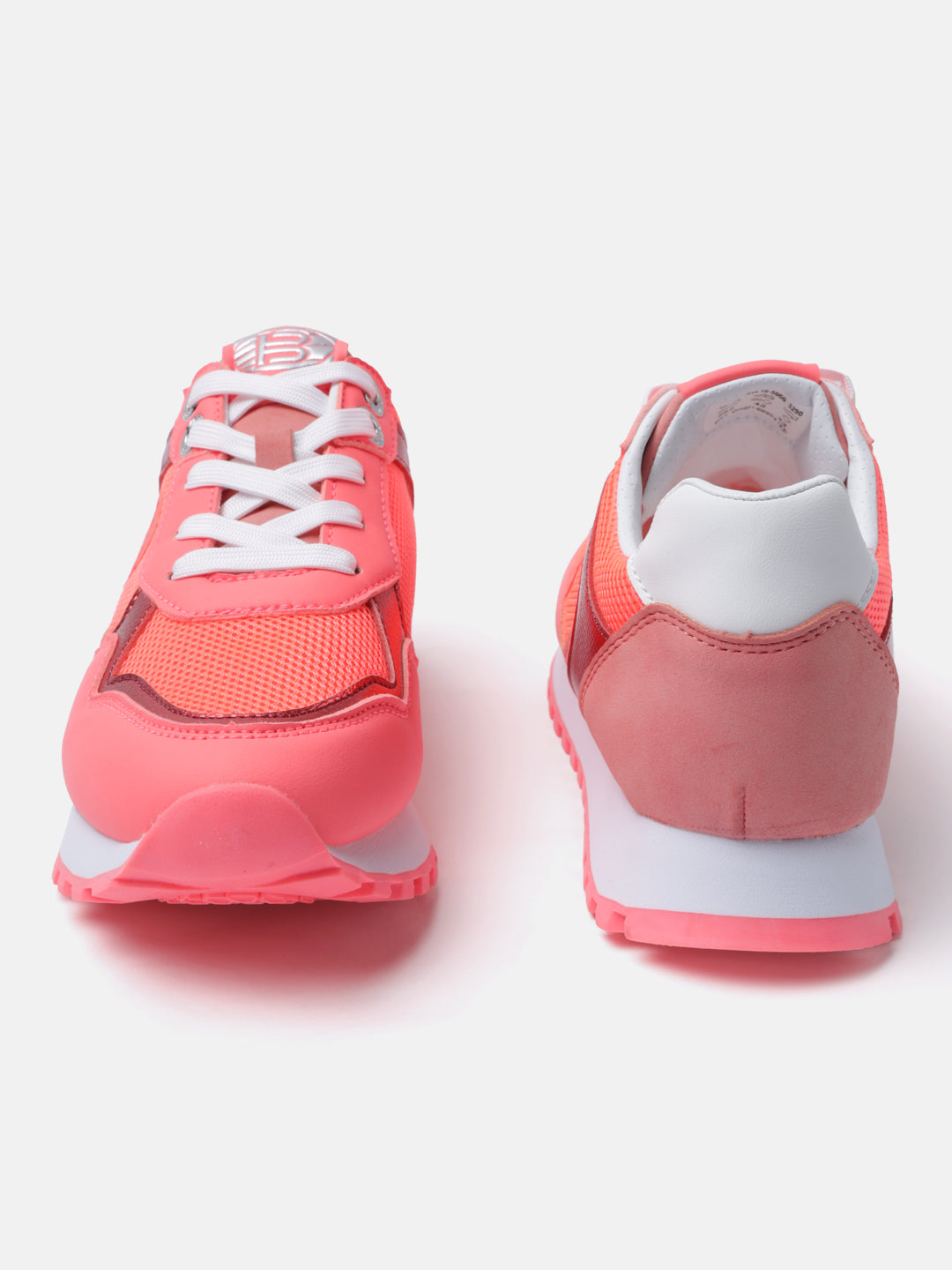 BAGATT Siena Light Red Mid Top Sneakers