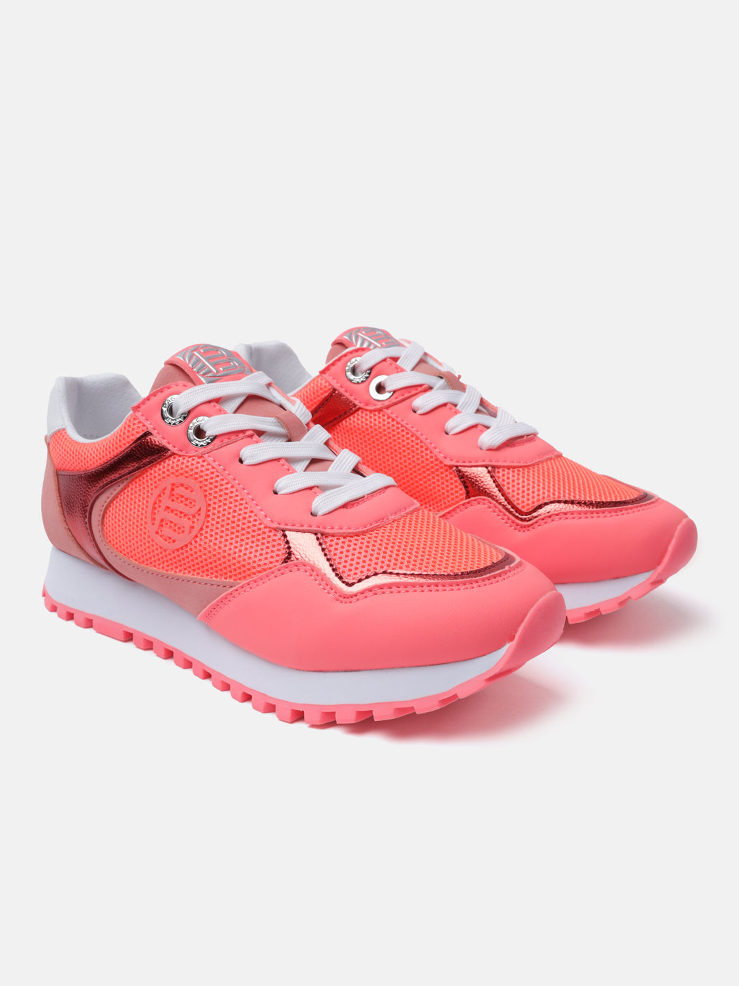 BAGATT Siena Light Red Mid Top Sneakers