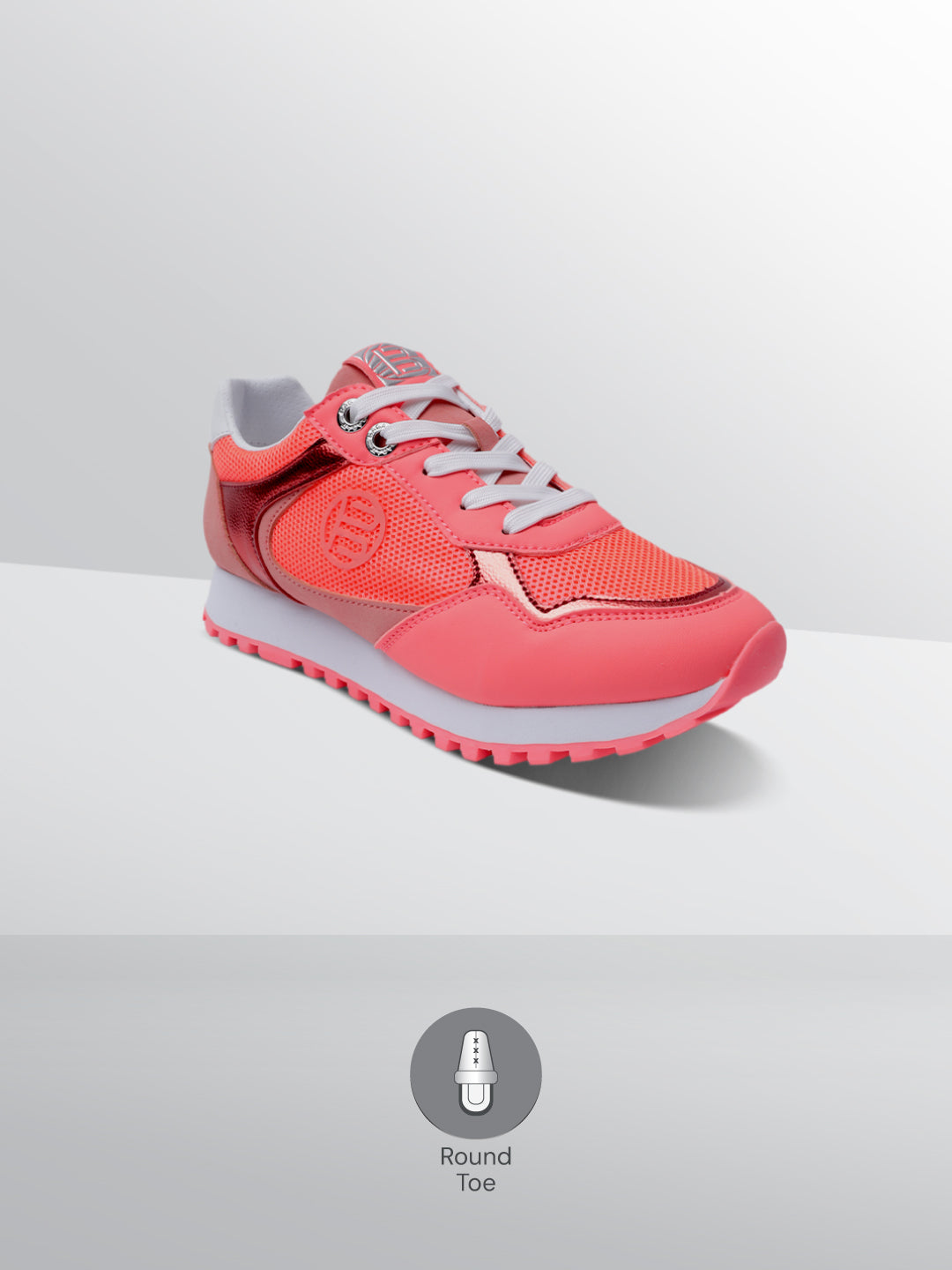 BAGATT Siena Light Red Mid Top Sneakers