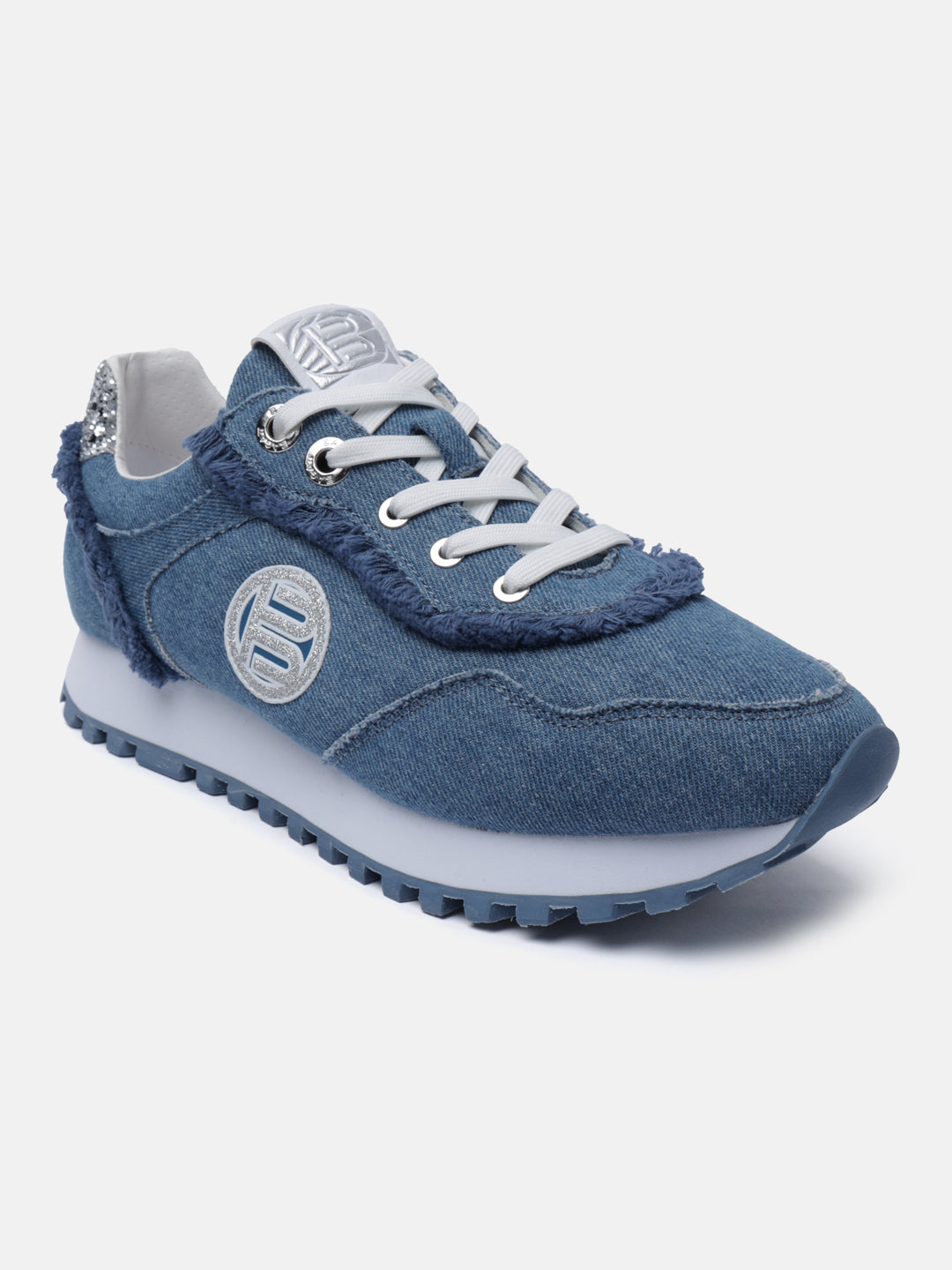 BAGATT Siena Blue Mid Top Sneakers