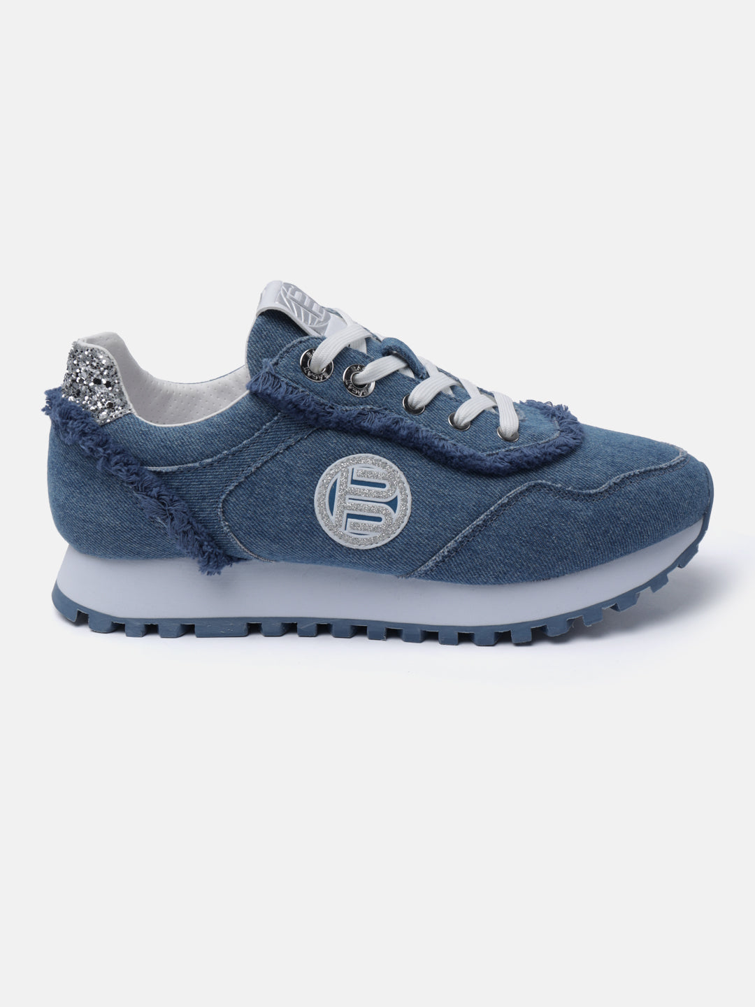 BAGATT Siena Blue Mid Top Sneakers