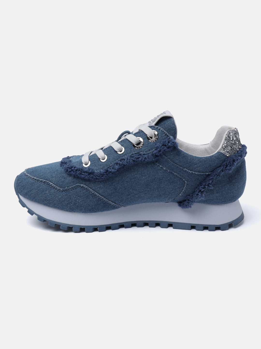 BAGATT Siena Blue Mid Top Sneakers