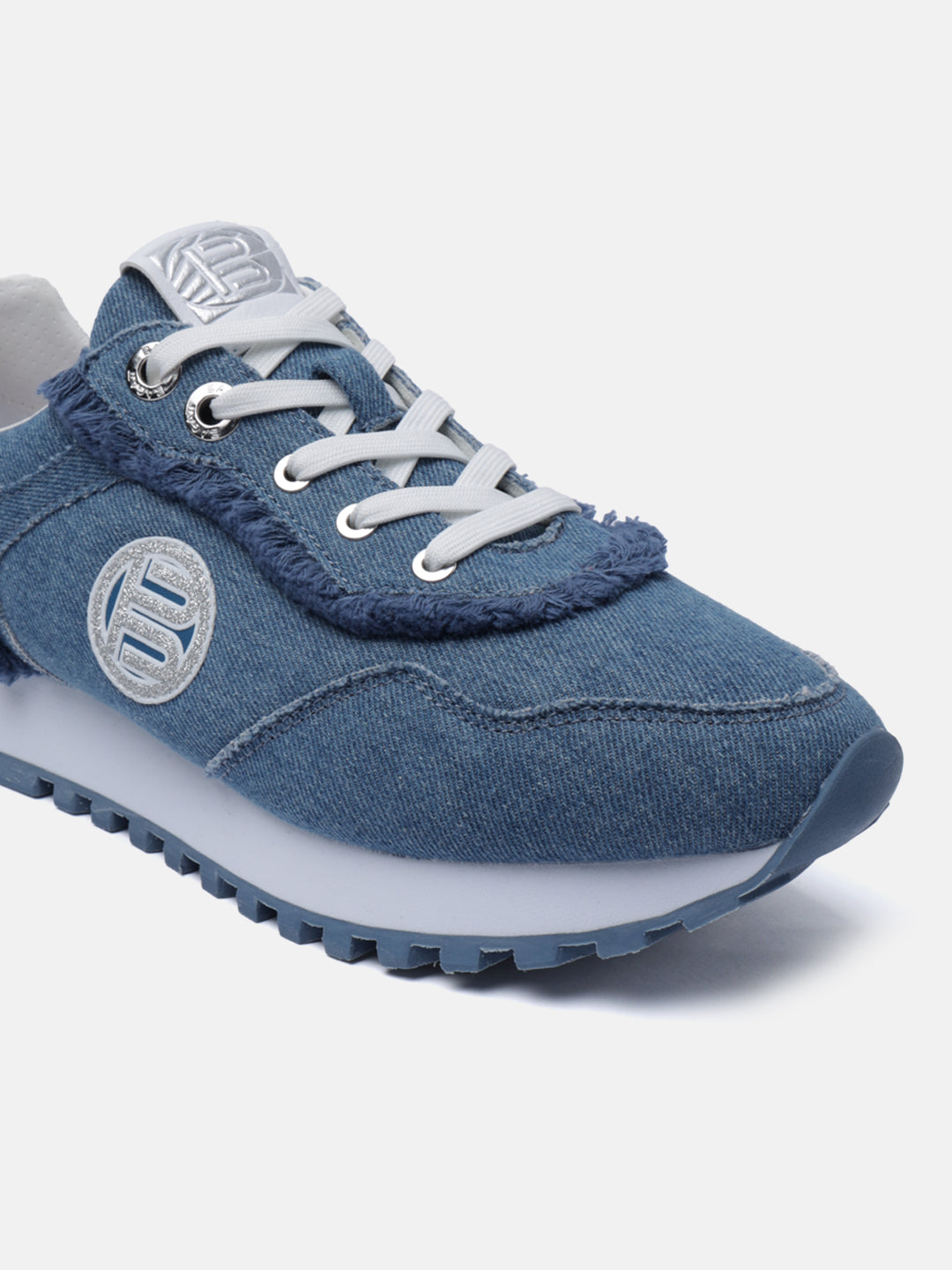 BAGATT Siena Blue Mid Top Sneakers