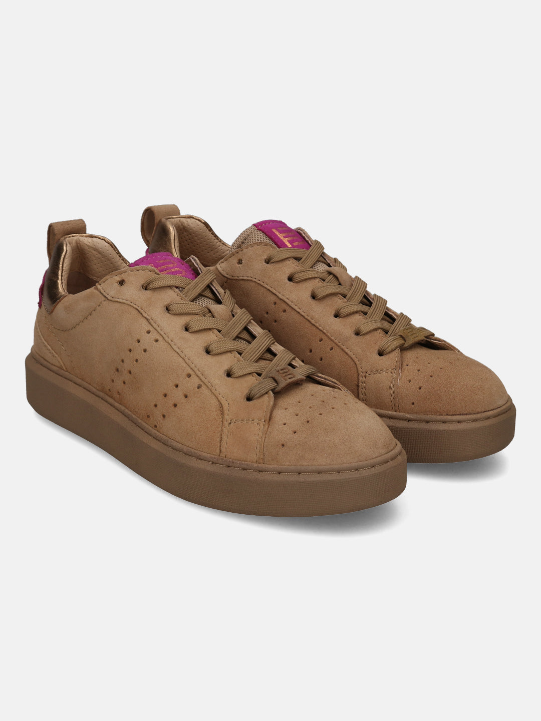 BAGATT Gina Mid-Brown Mid Top Sneakers