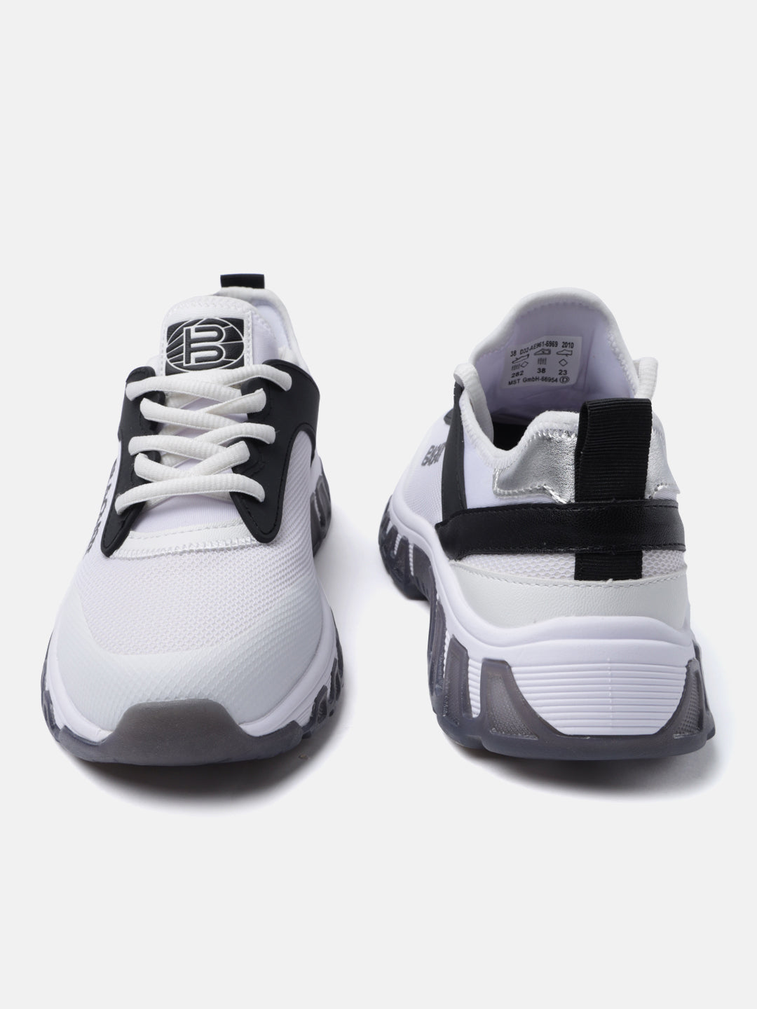 BAGATT Chi White Mid Top Sneakers