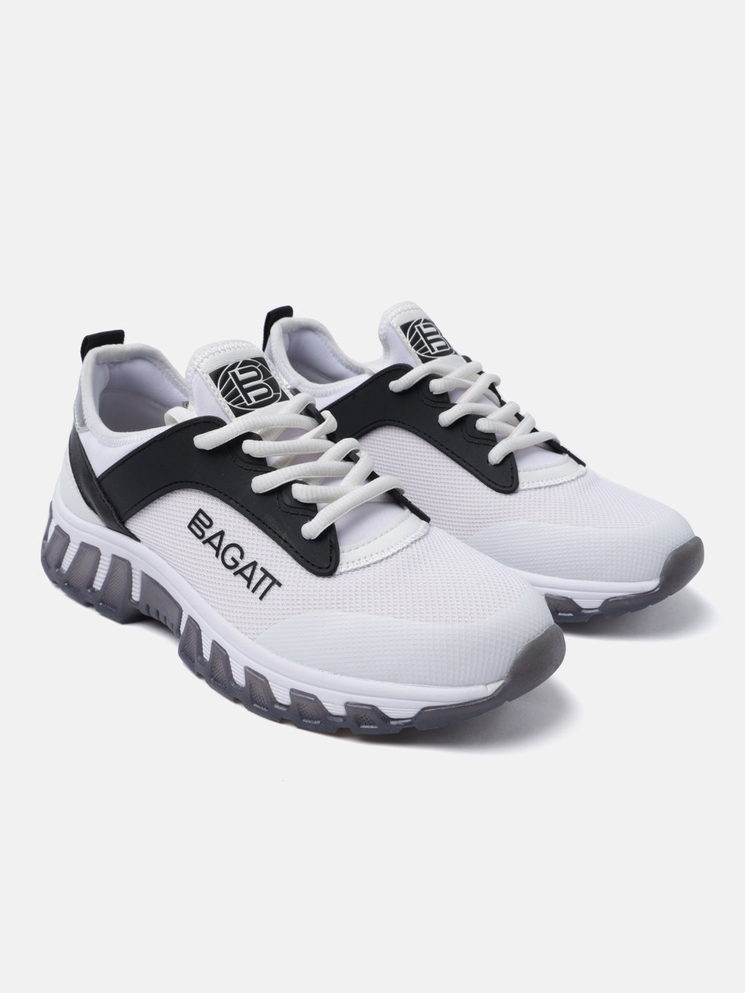 BAGATT Chi White Mid Top Sneakers