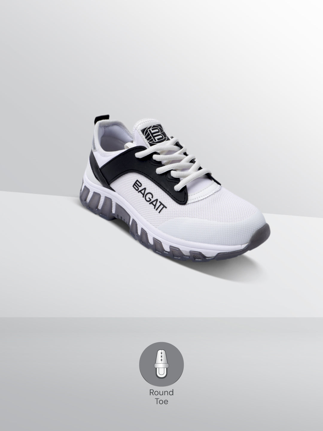 BAGATT Chi White Mid Top Sneakers