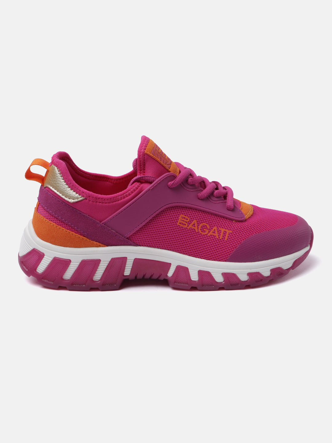 BAGATT Chi Pink Mid Top Sneakers