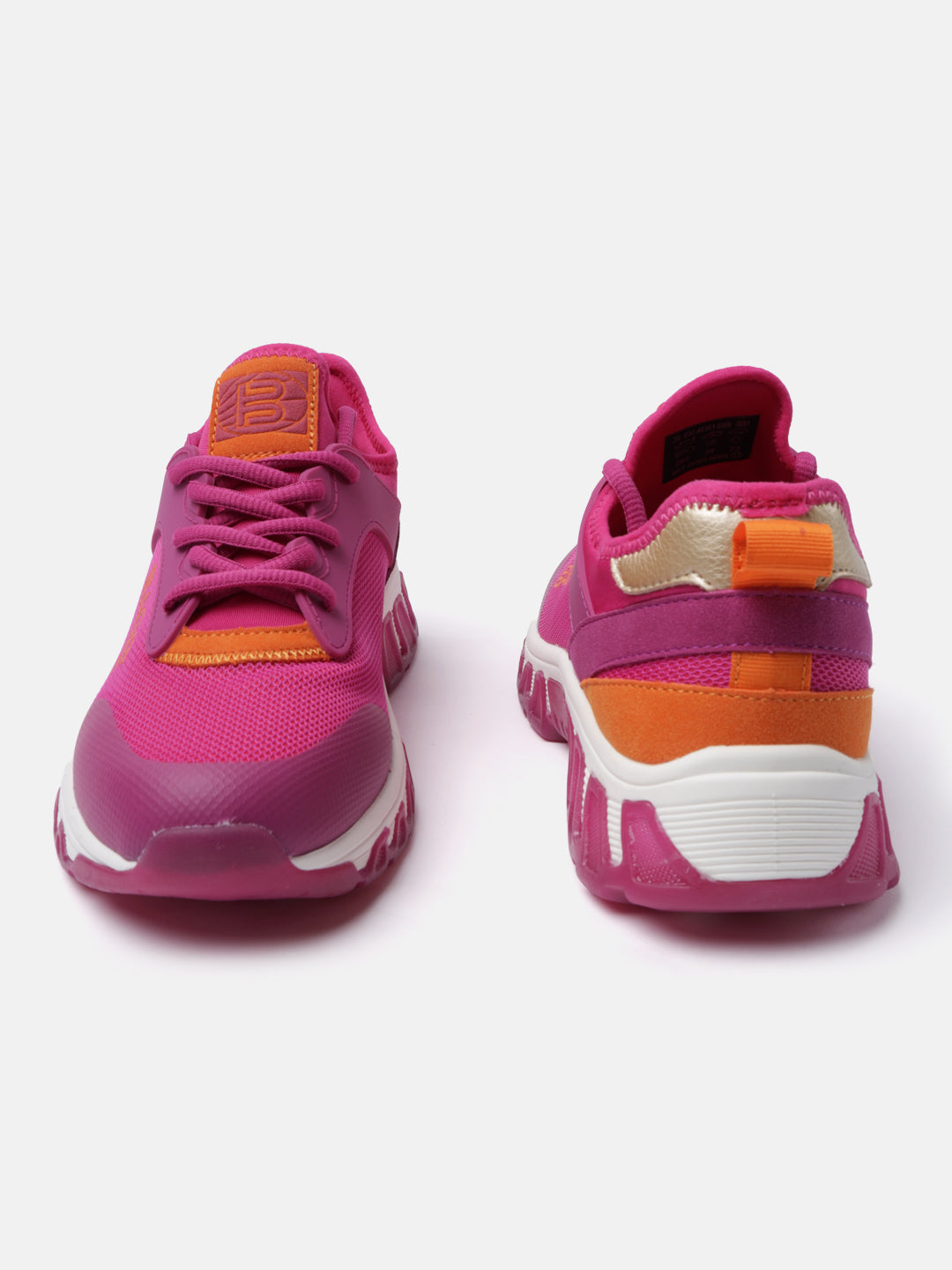 BAGATT Chi Pink Mid Top Sneakers