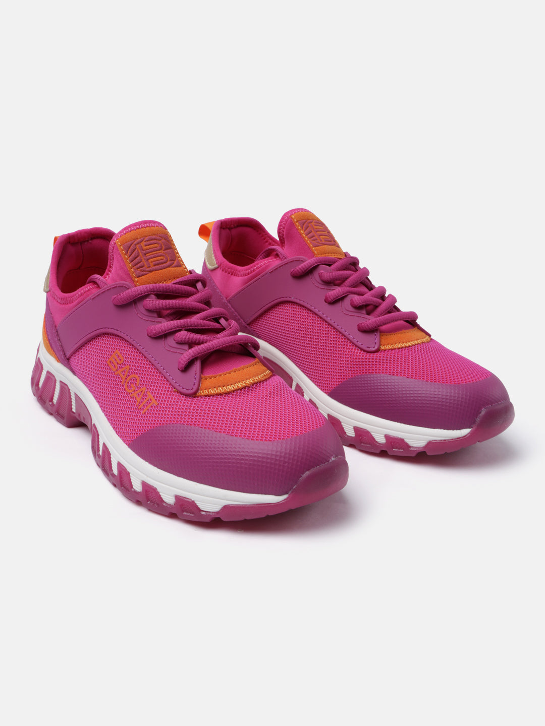 BAGATT Chi Pink Mid Top Sneakers