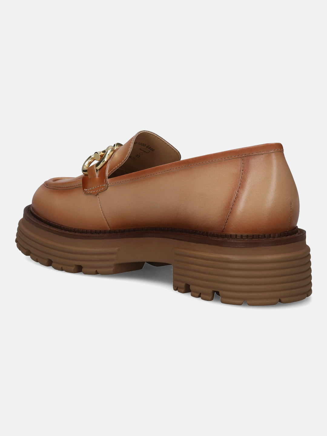 BAGATT Enna Mid-Brown Premium Leather Loafers Slip-Ons