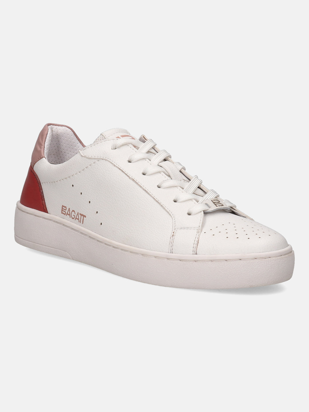 BAGATT Ferly White Mid Top Sneakers