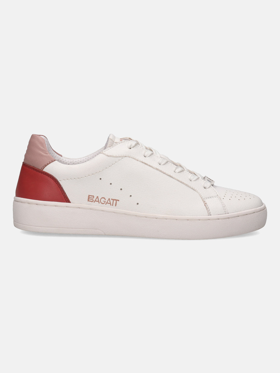 BAGATT Ferly White Mid Top Sneakers