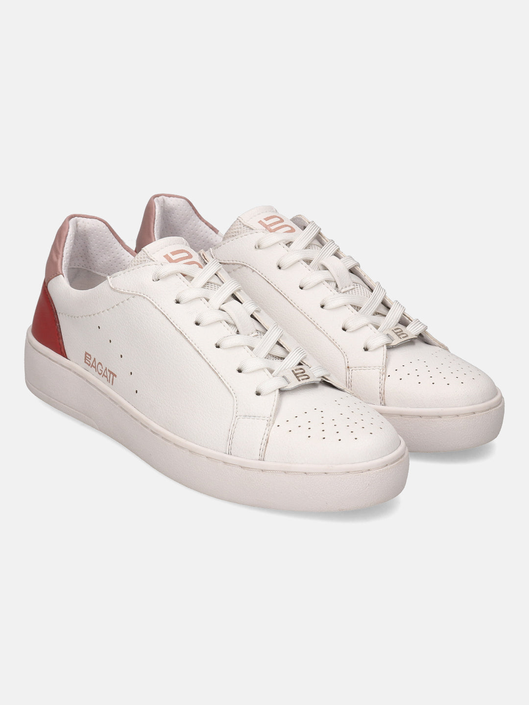BAGATT Ferly White Mid Top Sneakers