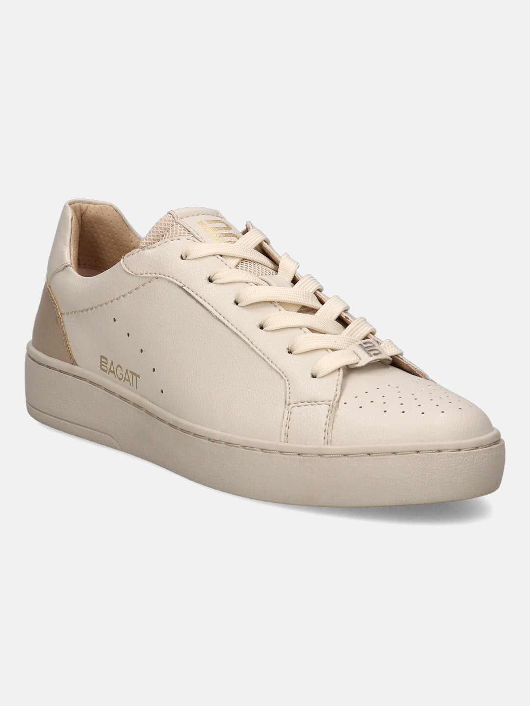 BAGATT Ferly Beige Mid Top Sneakers