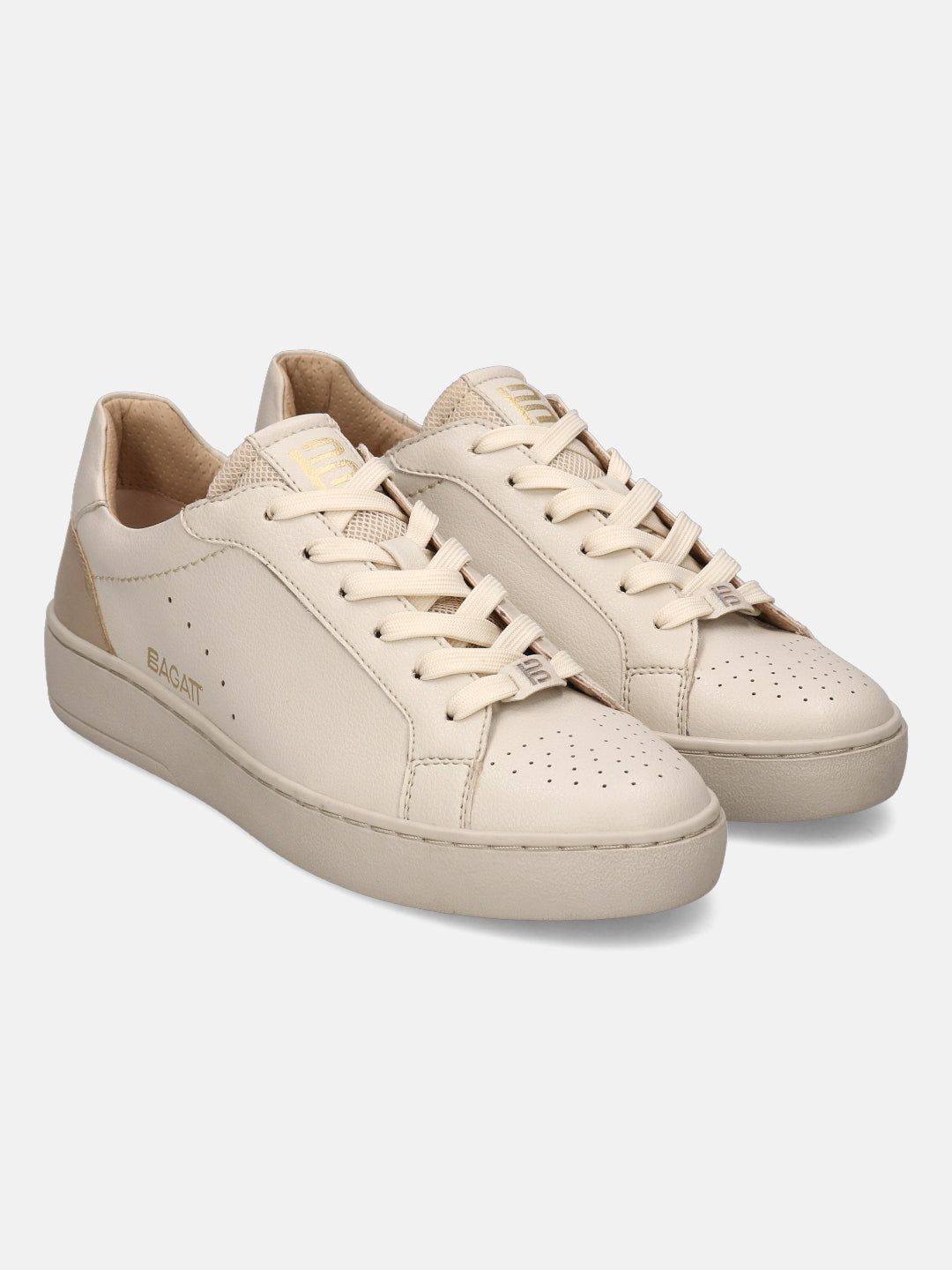 BAGATT Ferly Beige Mid Top Sneakers