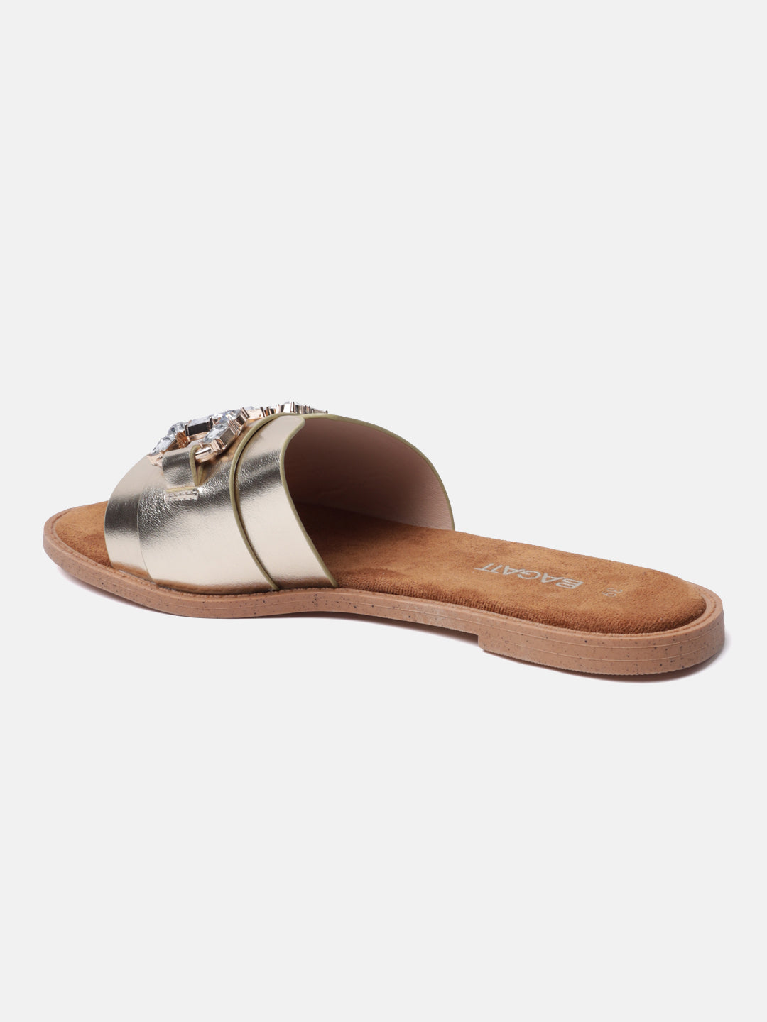 BAGATT Goldy Gold Flat sandals