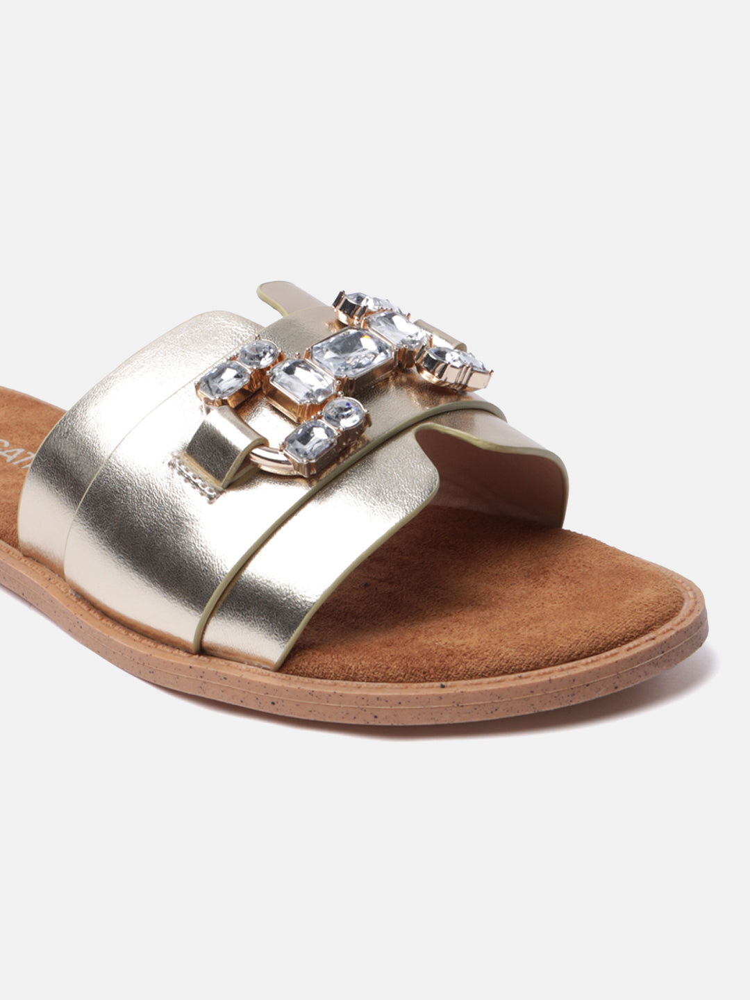 BAGATT Goldy Gold Flat sandals