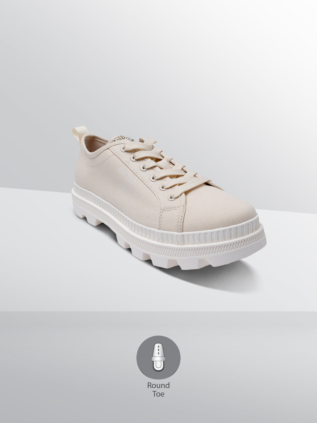 BAGATT Dayla Beige Low Top Sneakers