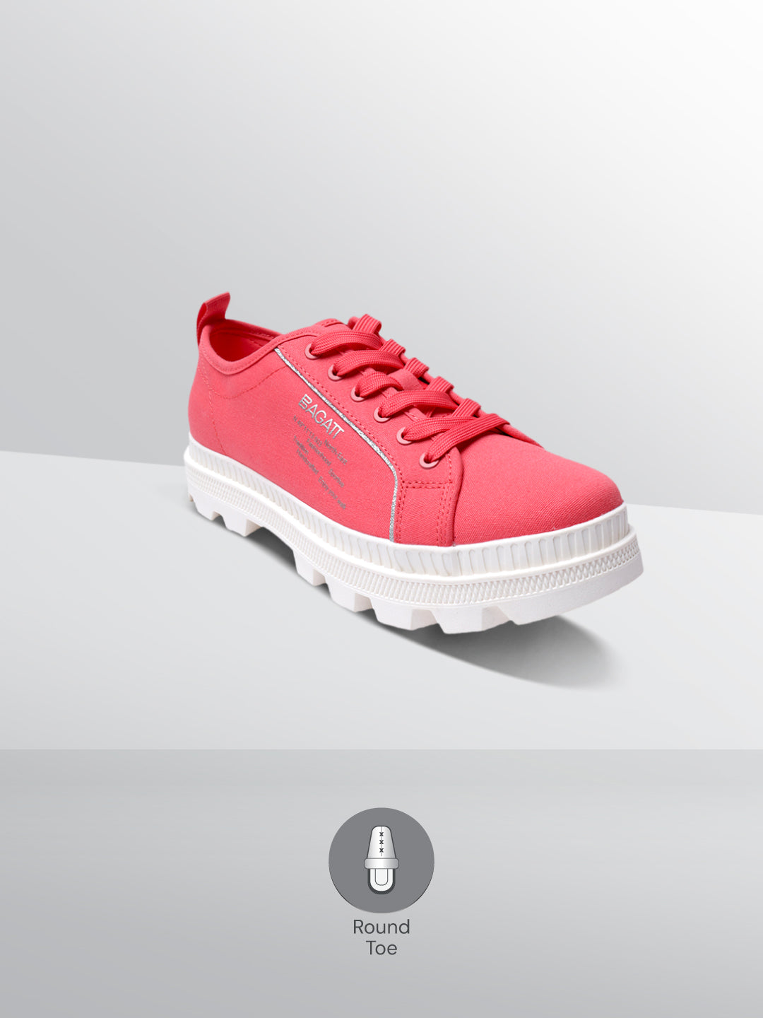 BAGATT Dayla Light Red Low Top Sneakers