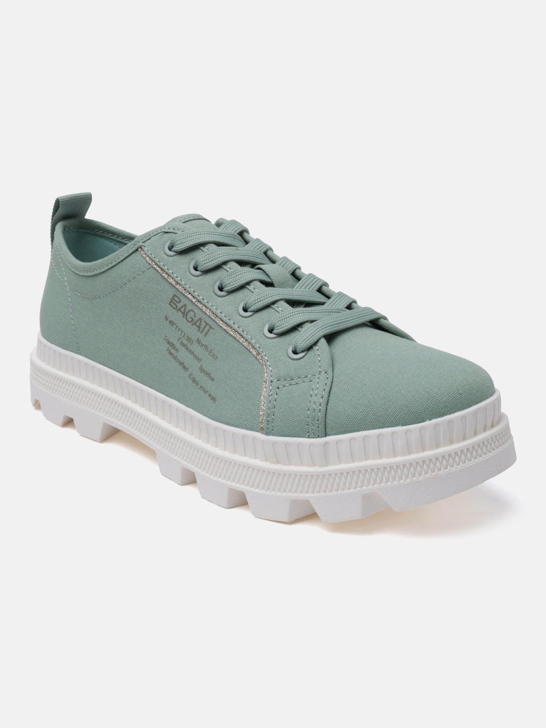 BAGATT Dayla Light Green Low Top Sneakers