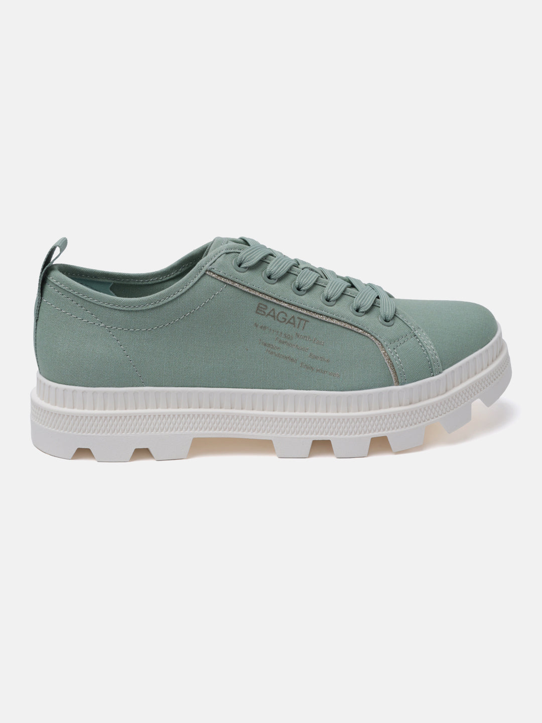 BAGATT Dayla Light Green Low Top Sneakers
