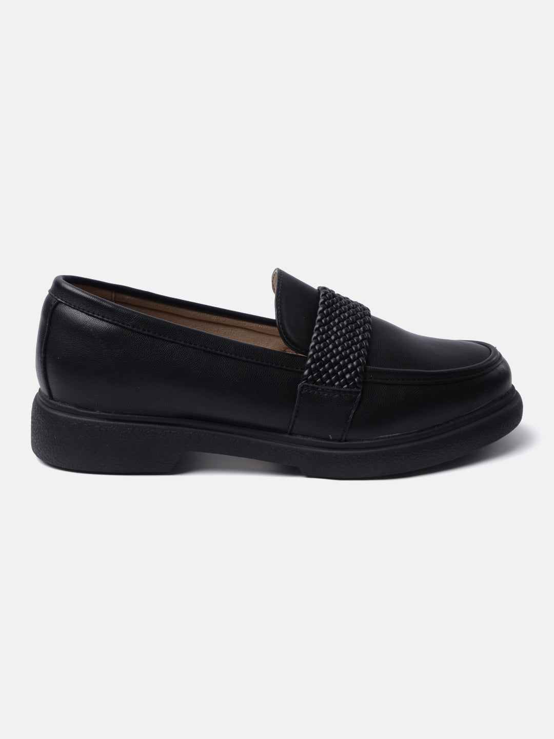 BAGATT Genelle Black Casuals Slip-Ons