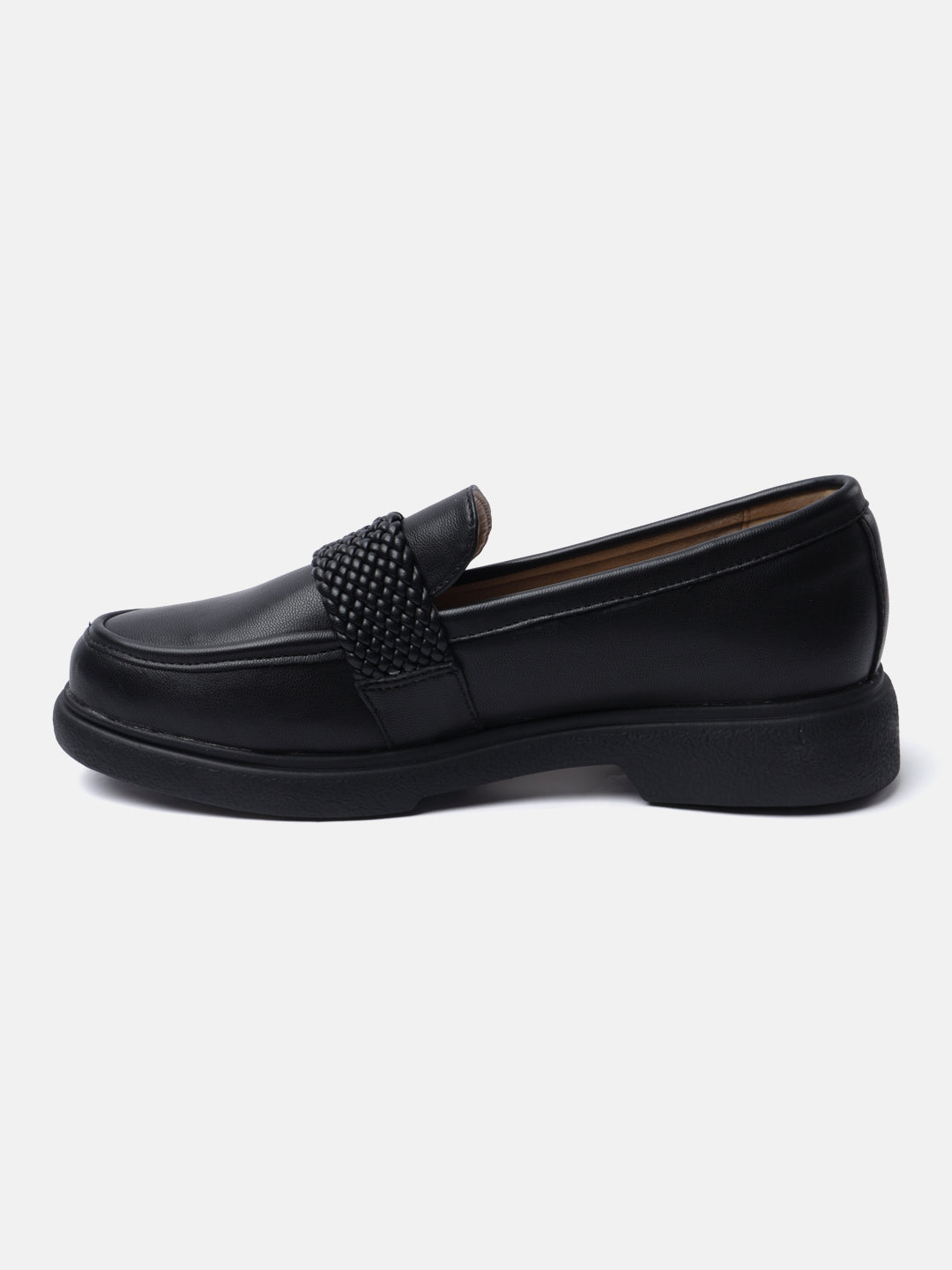 BAGATT Genelle Black Casuals Slip-Ons