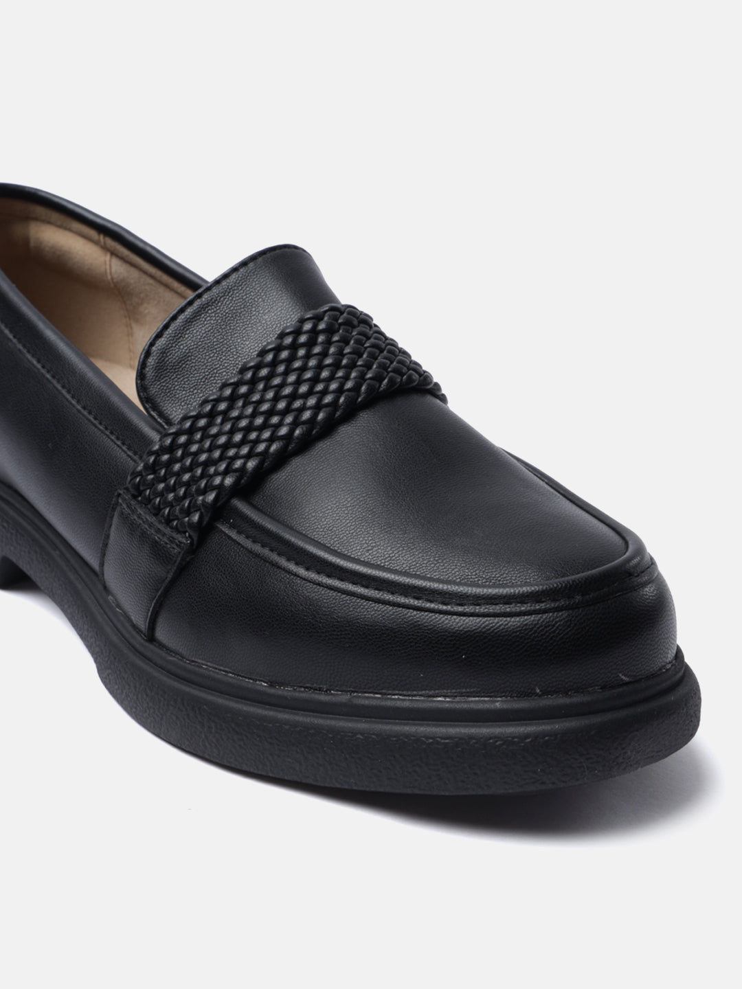 BAGATT Genelle Black Casuals Slip-Ons