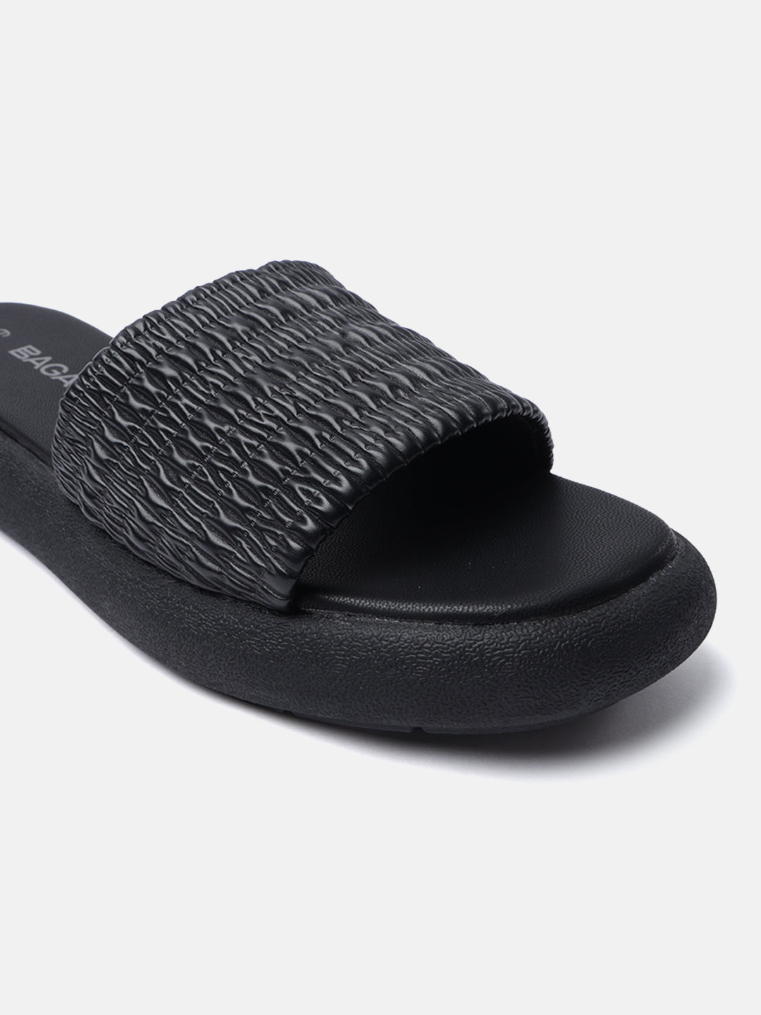 BAGATT Jasmina Black Flatform sandals