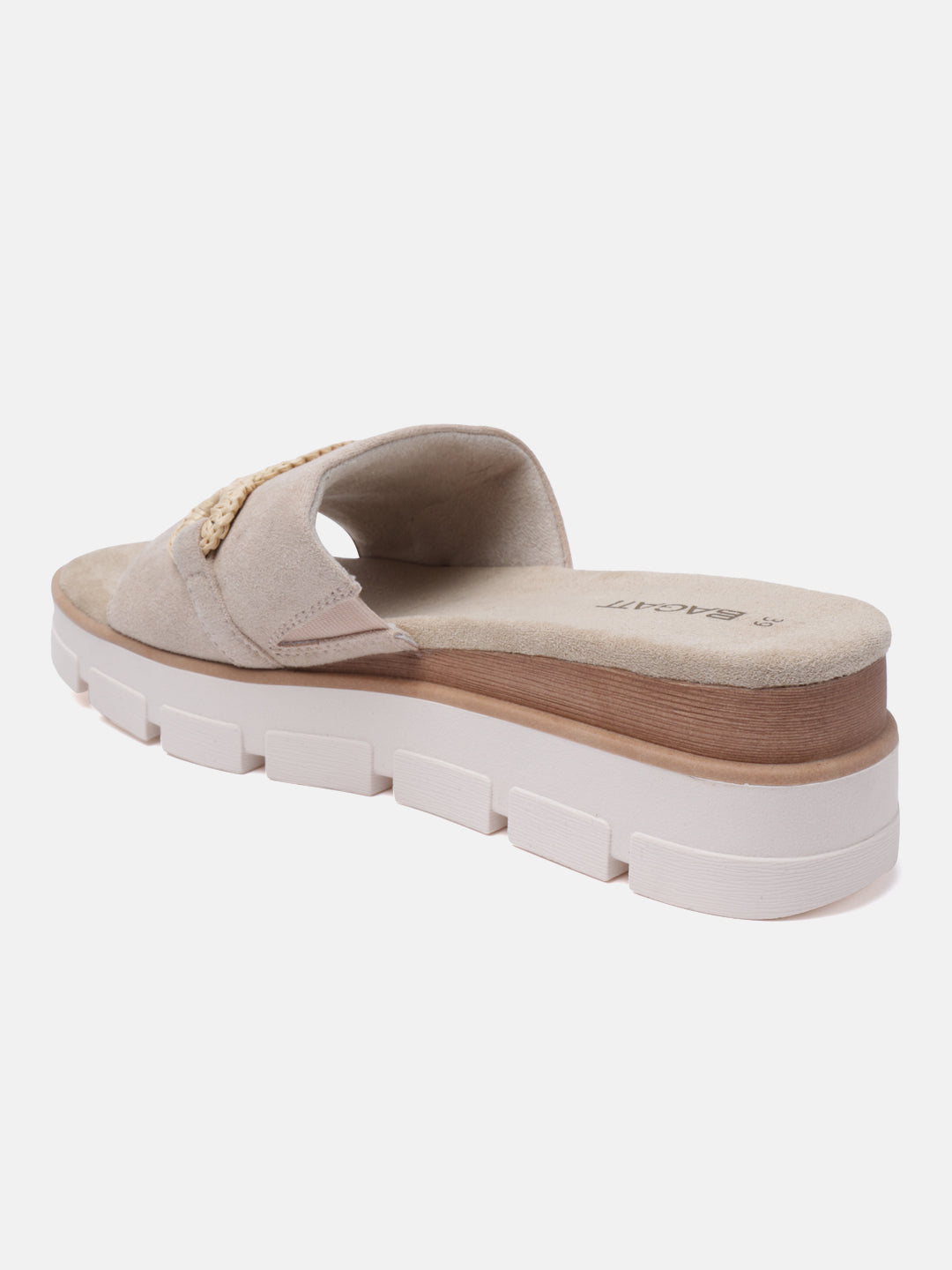 BAGATT Mariella Beige Flatform sandals
