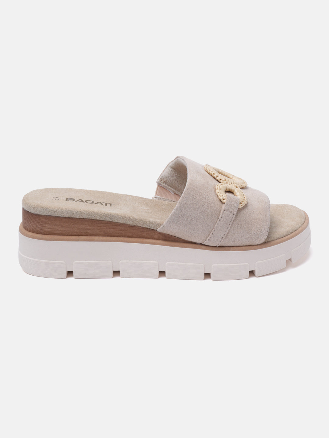 BAGATT Mariella Beige Flatform sandals