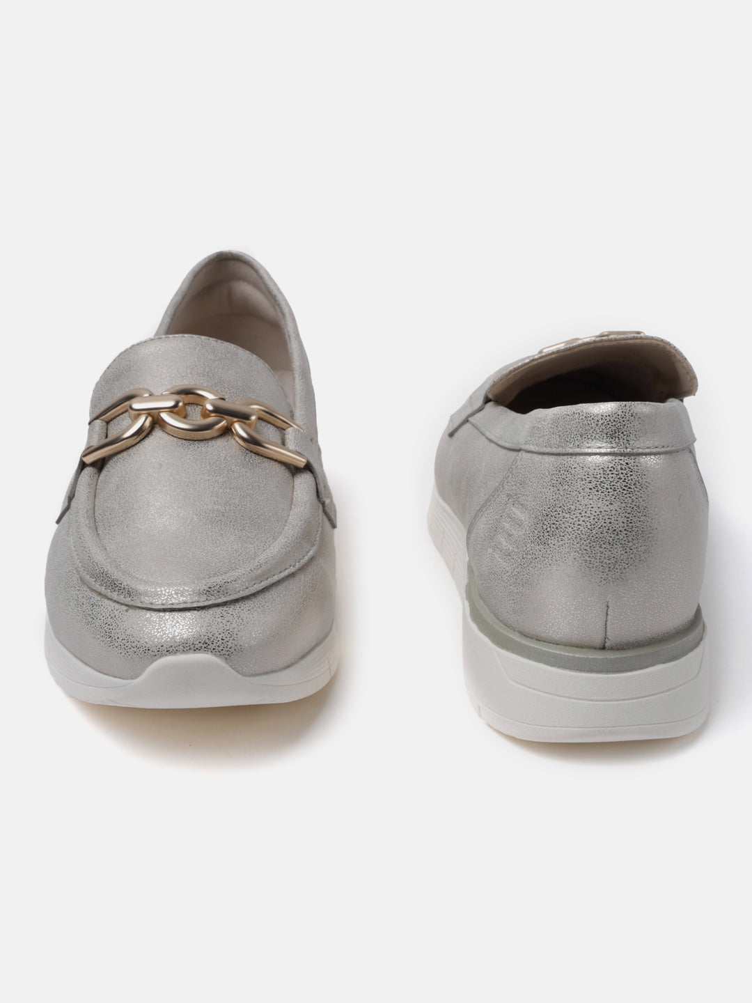 BAGATT Ornella Gold Casuals Slip-Ons