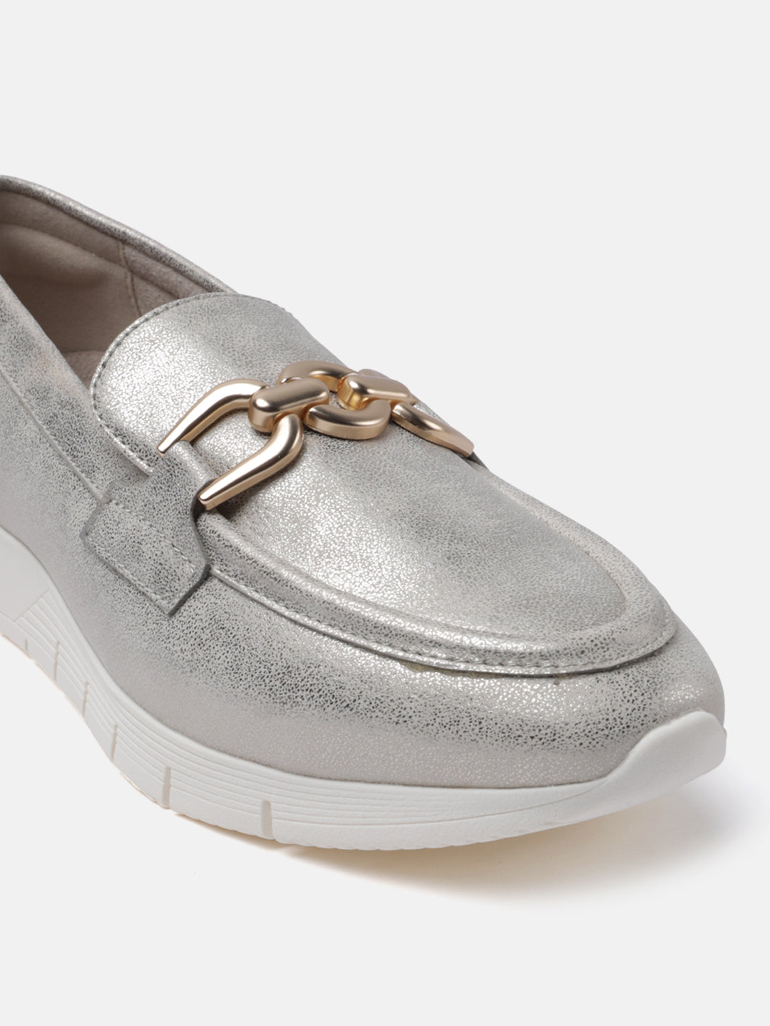 BAGATT Ornella Gold Casuals Slip-Ons